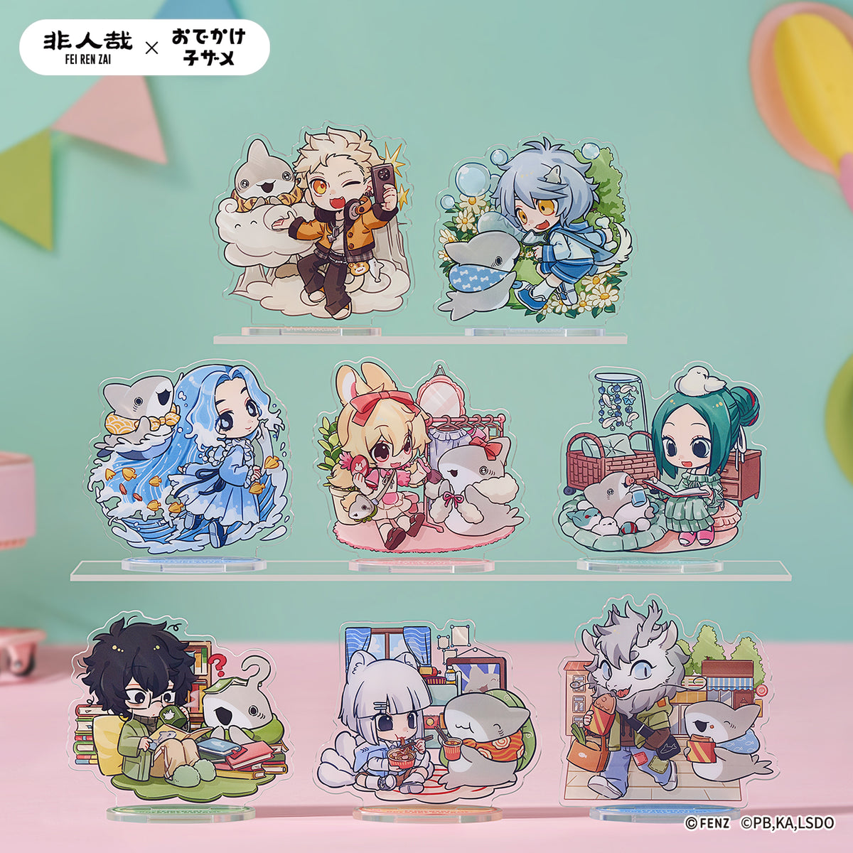 FEI REN ZAI × ODEKAKE KOZAME Acrylic Standee Blind Box Q Edition