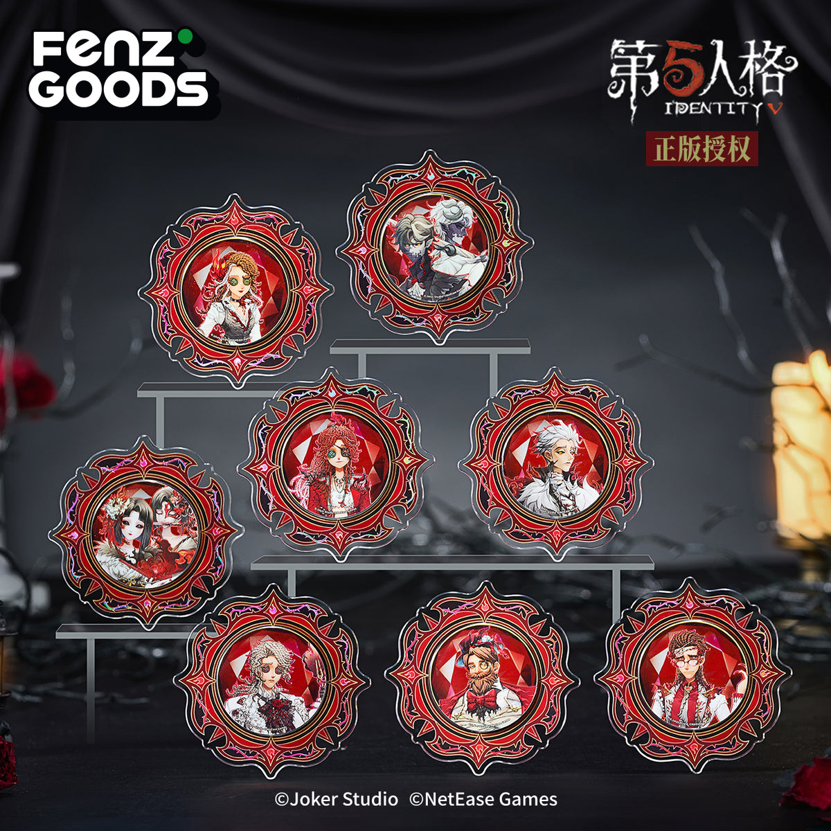 Identity V Dark Flame Series-Acrylic Fridge Magnet