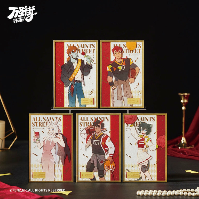 ALL SAINTS STREET-9th Anniversary-Acrylic Shikishi Art Board Blind Box