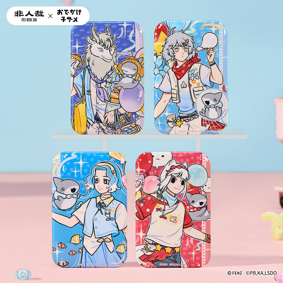 FEI REN ZAI × ODEKAKE KOZAME Badge Blind Box