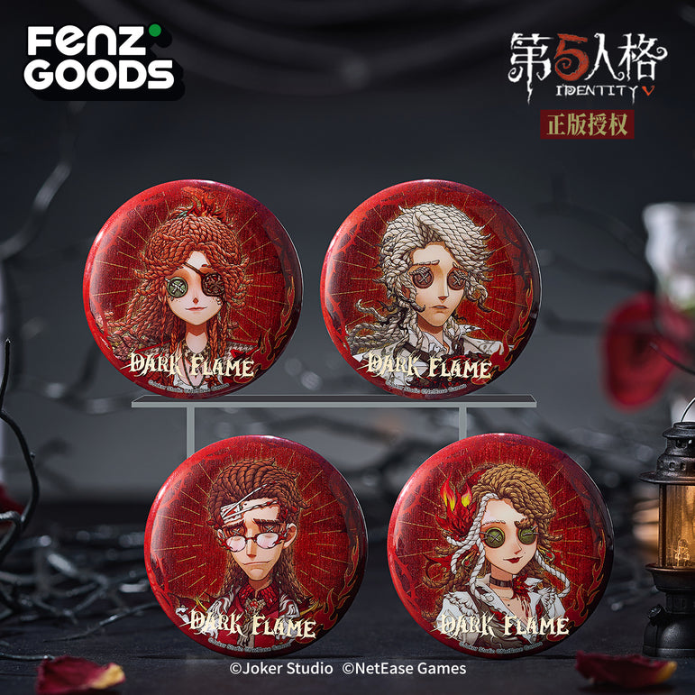 Identity V Dark Flame Series-Badge Blind Box Round Edition