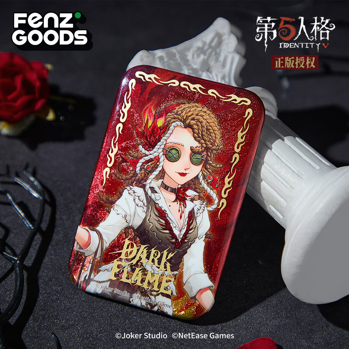 Identity V Dark Flame Series-Badge Blind Box Square Edition