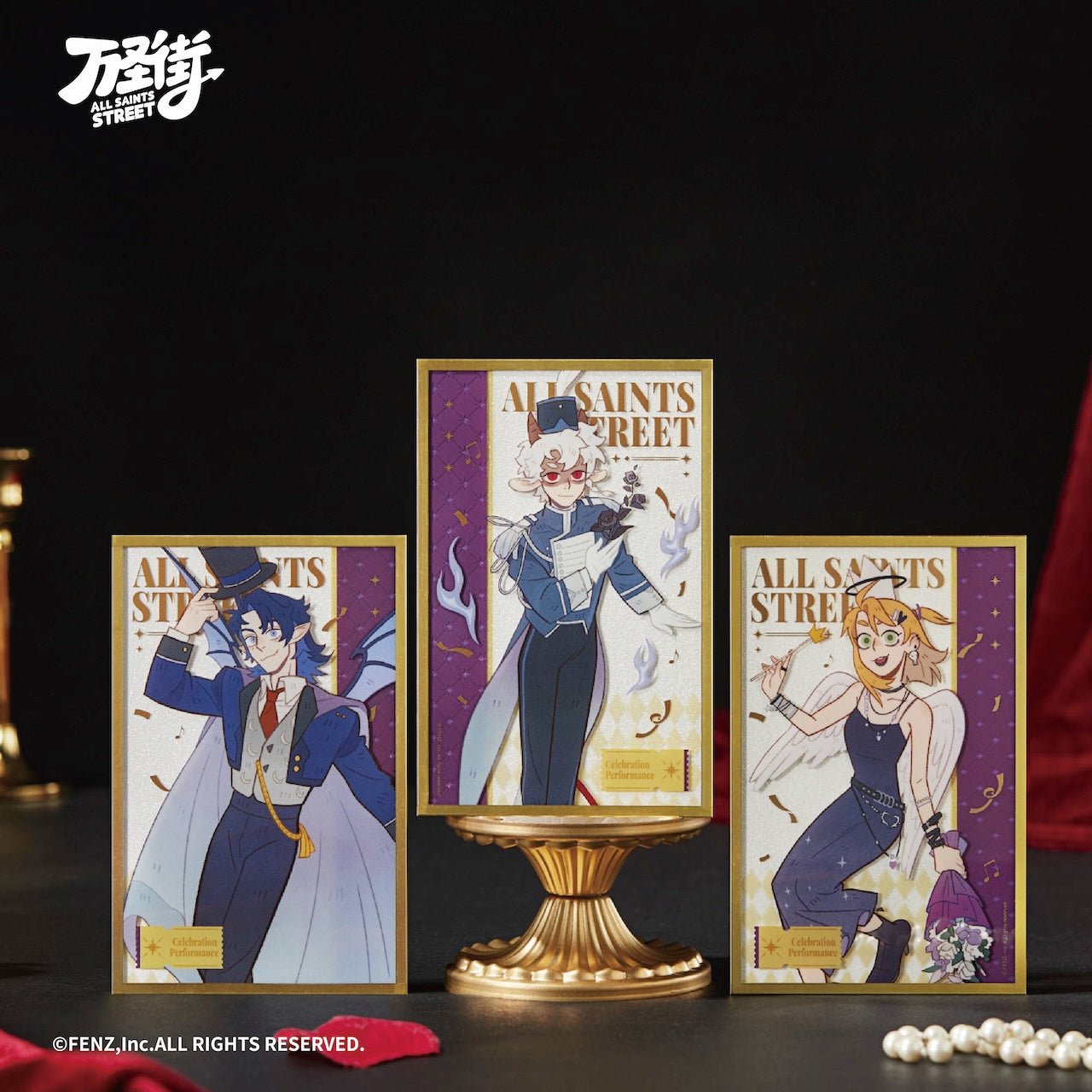ALL SAINTS STREET-9th Anniversary-Acrylic Shikishi Art Board Blind Box
