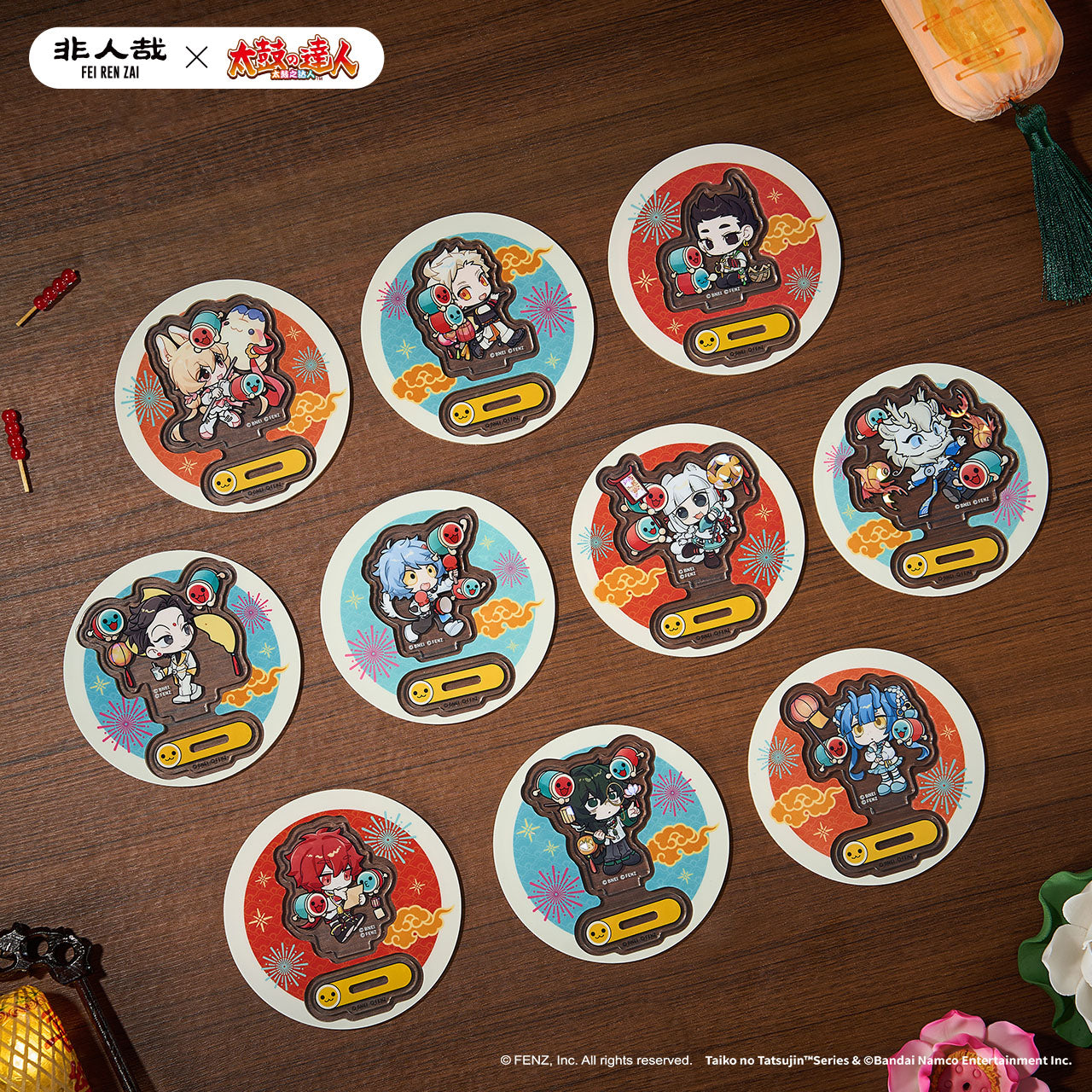 FEI REN ZAI × Taiko no Tatsujin - Acrylic Standee Blind Box - Chibi