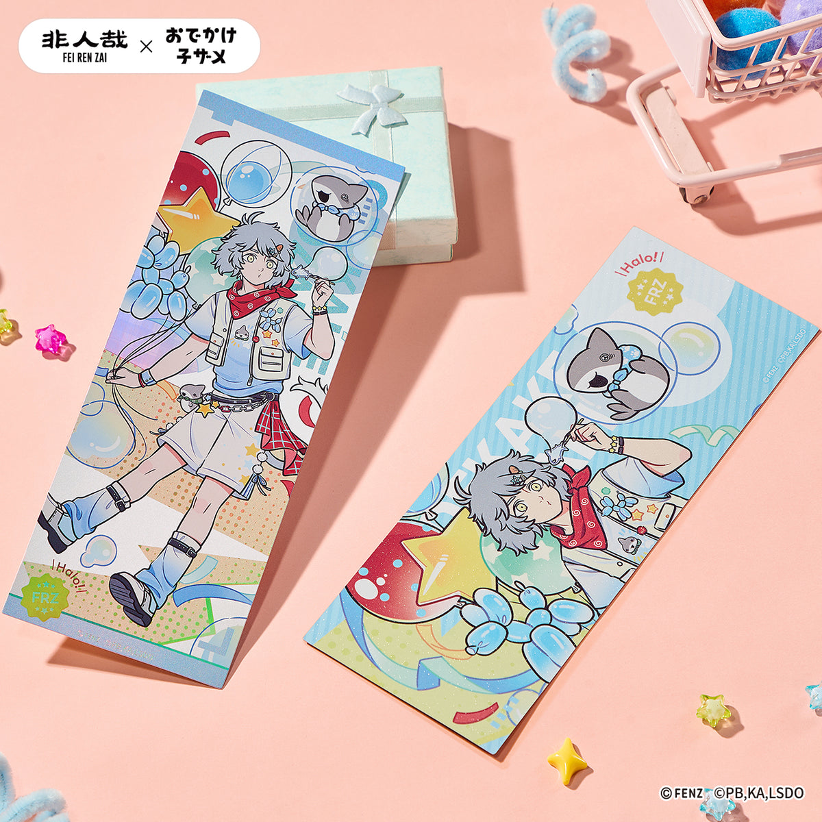 FEI REN ZAI × ODEKAKE KOZAME Holographic  Ticket Blind Box