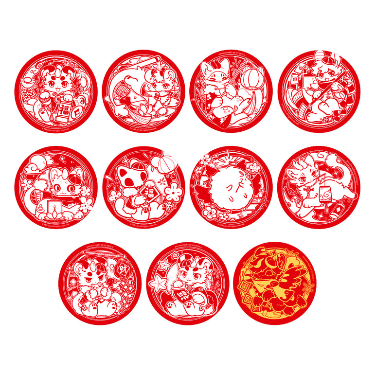 FABULOUS BEASTS Paper Art Series Badge Blind Box