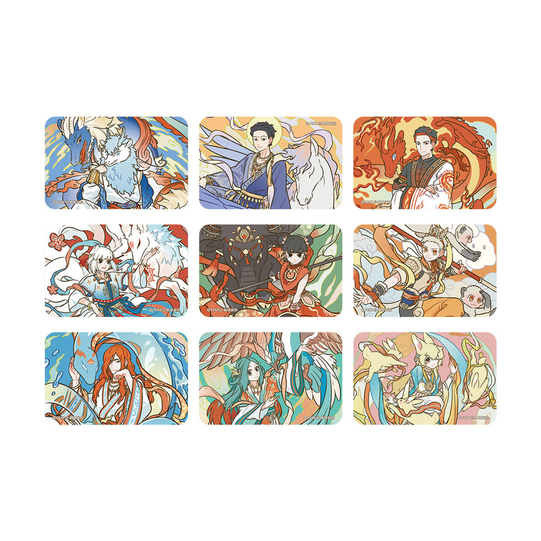 FEI REN ZAI×DUN HUANG ART--Auspicious Beasts-Badge Blind Box-Square