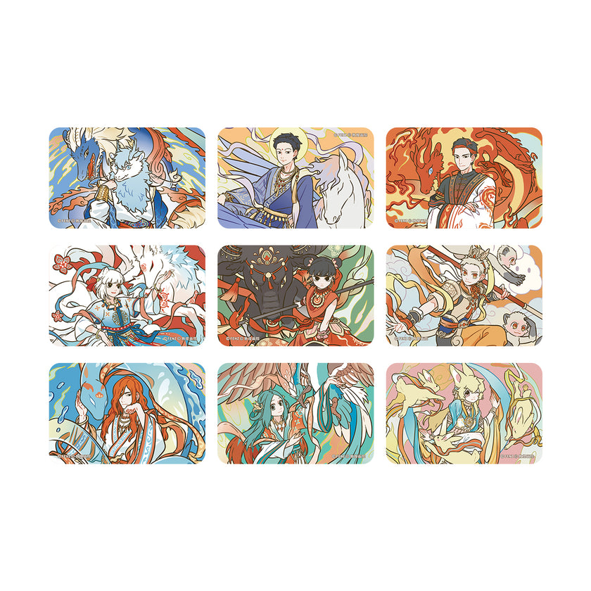 FEI REN ZAI×DUN HUANG ART--Auspicious Beasts-Badge Blind Box-Square