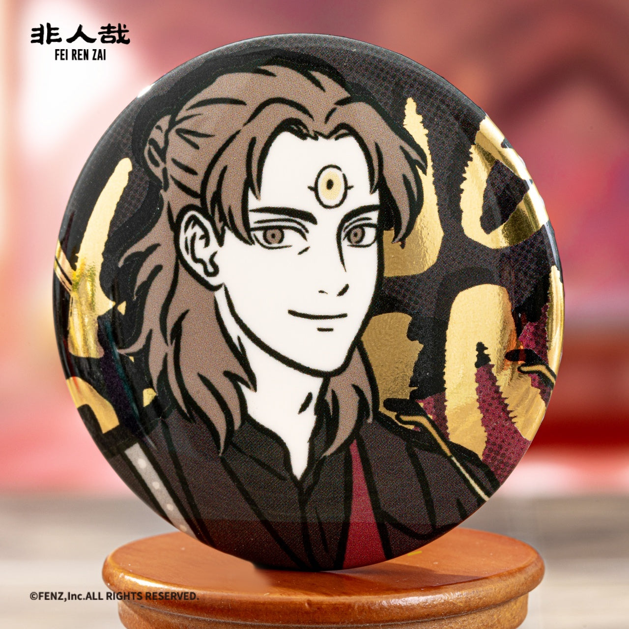 FEI REN ZAI-Black Golden Series-Badge Blind Box