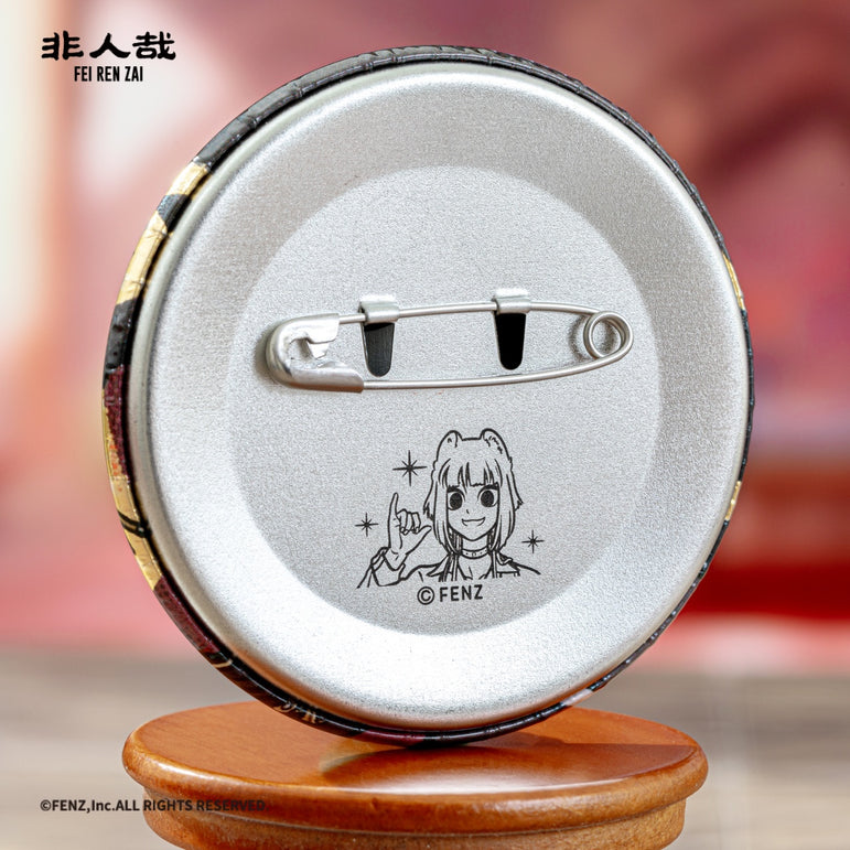 FEI REN ZAI-Black Golden Series-Badge Blind Box
