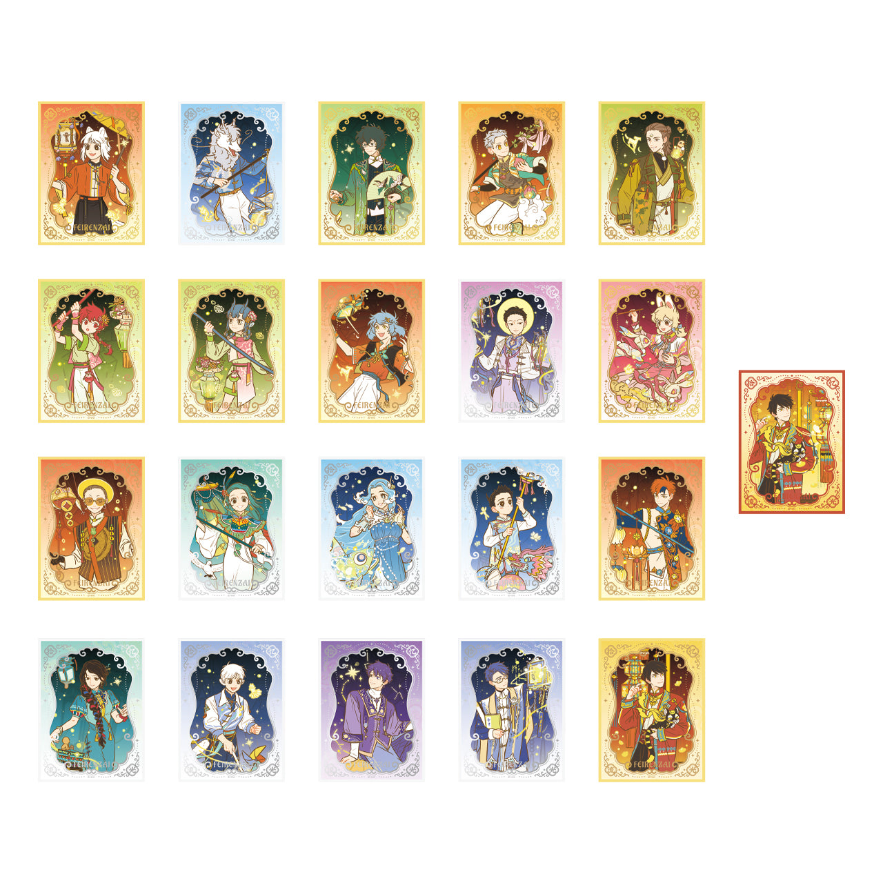 FEI REN ZAl-10th Anniversary Collection-Shikishi Art Board Blind Box