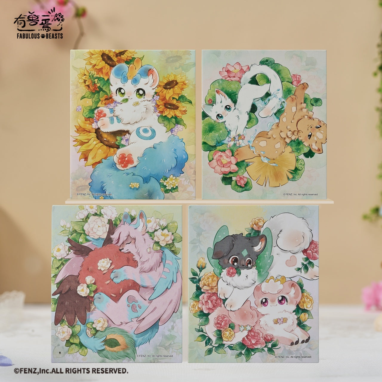 FABULOUS BEASTS Life Roam Series Shikishi Art Board Blind Box