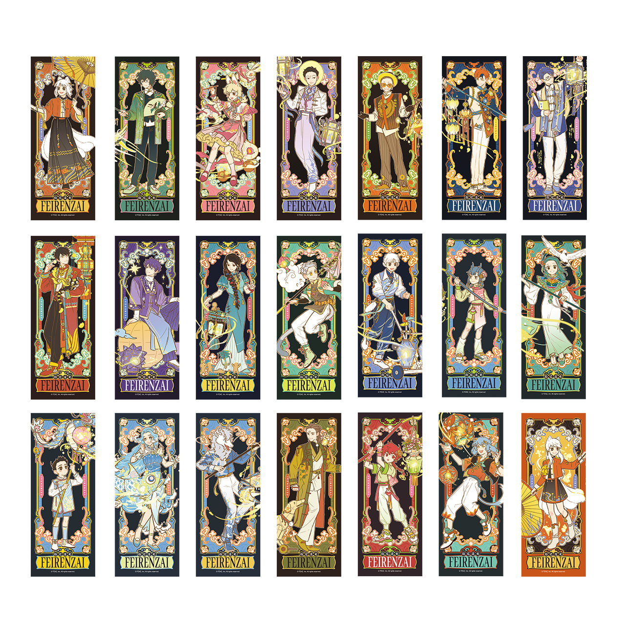 FEI REN ZAl-10th Anniversary Collection-Holographic Ticket Blind Box