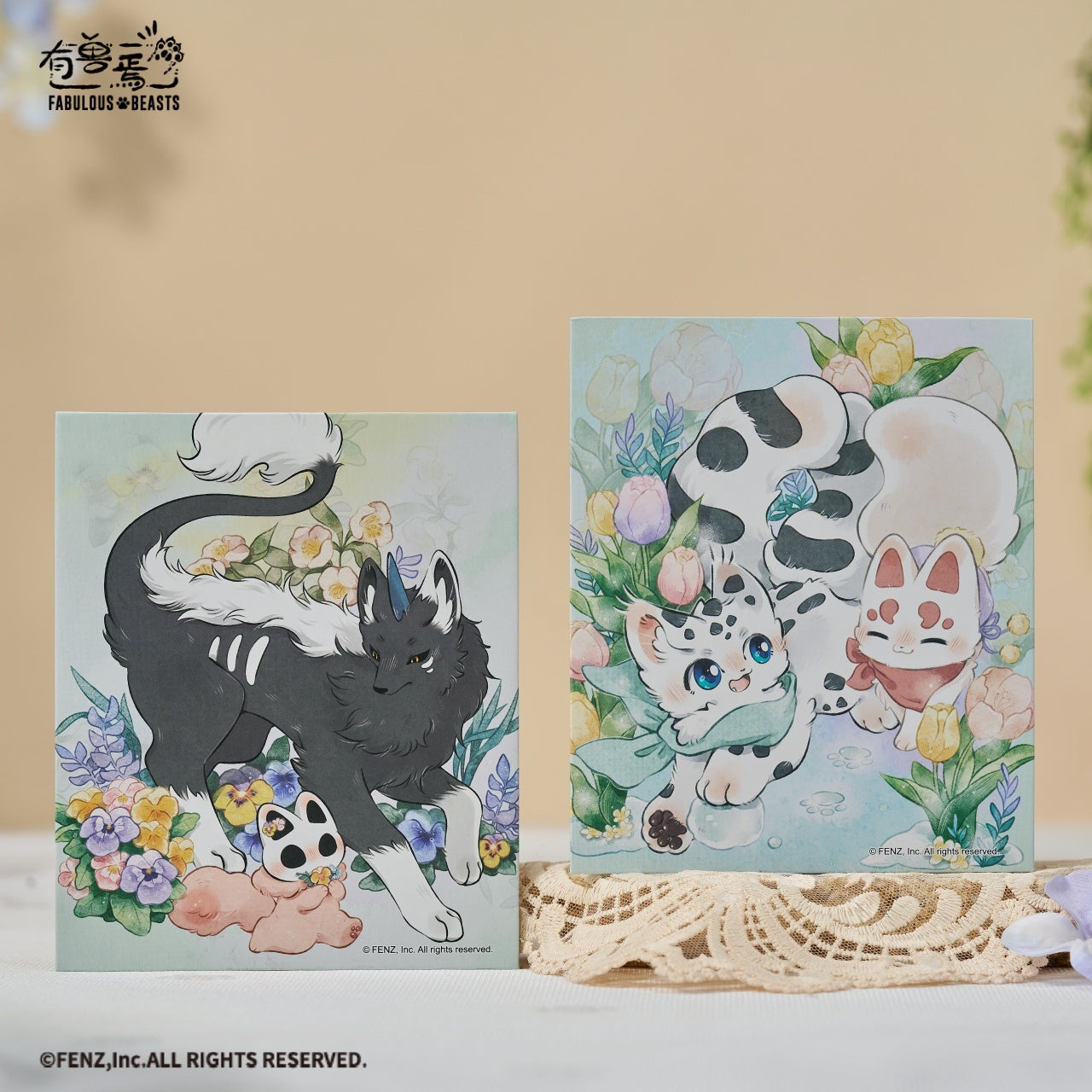 FABULOUS BEASTS Life Roam Series Shikishi Art Board Blind Box