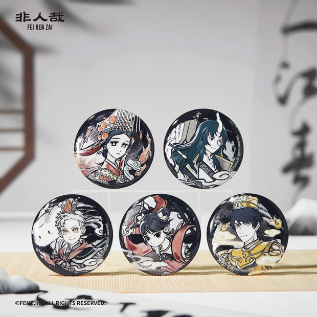 FEI REN ZAI-The Sacred Guardian-Badge Blind Box-Round Edition