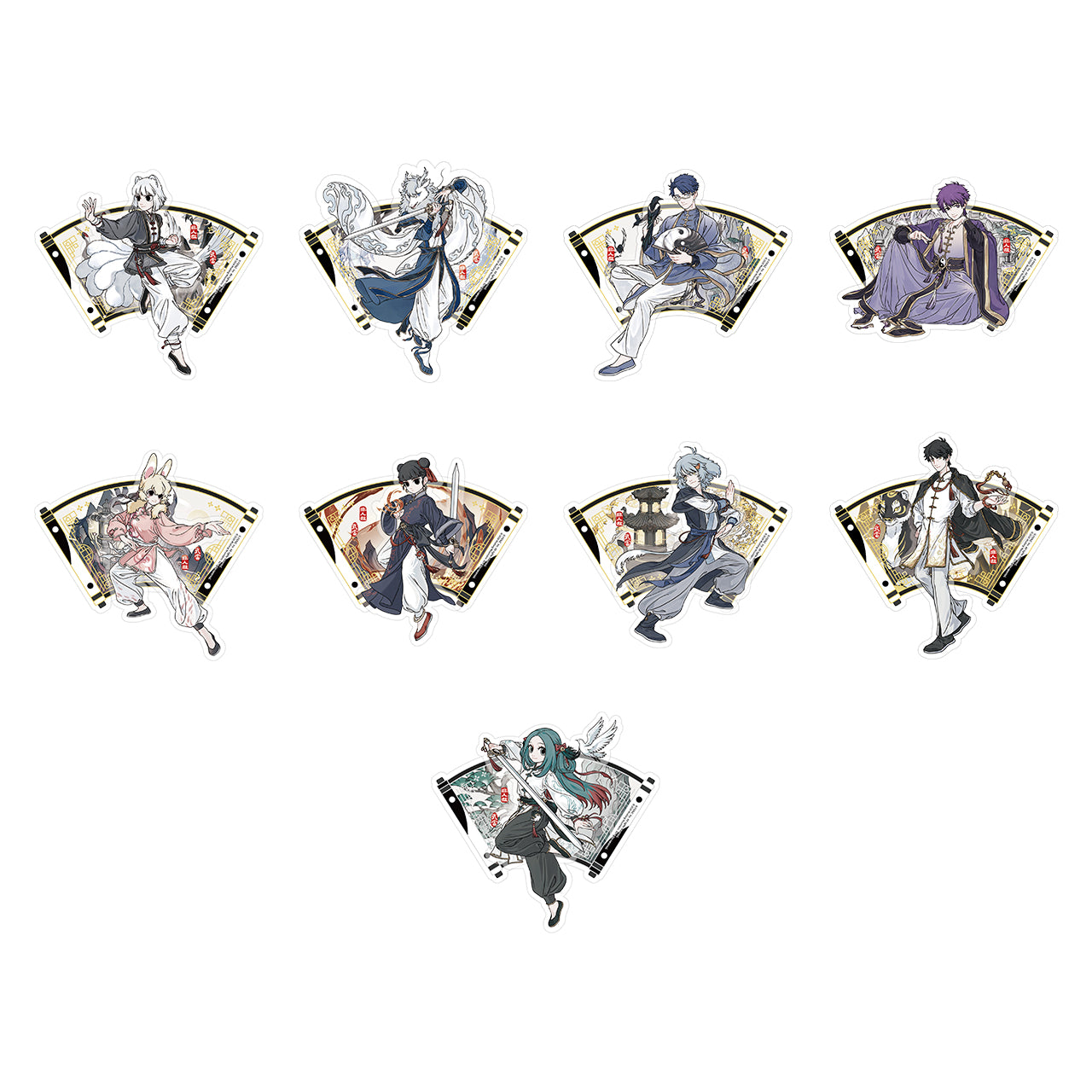 フェイレンザイ × 武当山 アクリル冷蔵庫マグネット ブラインドボックス