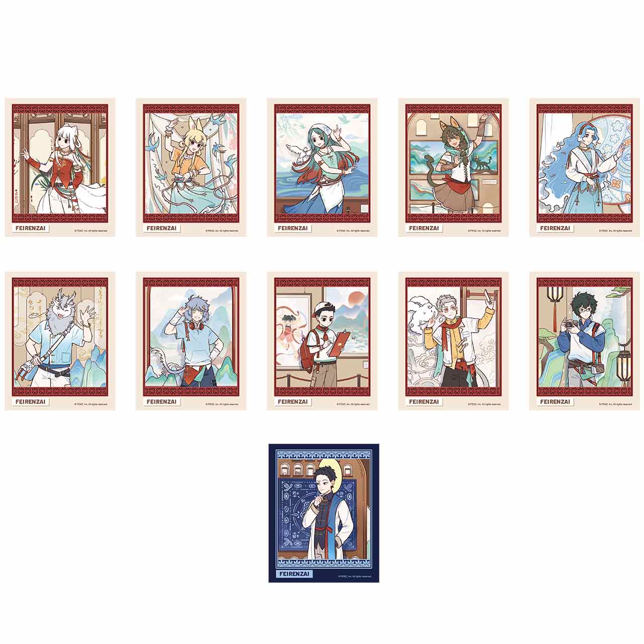 FEI REN ZAI - Fun Past Present Series - Instant Photo-Style Trading Cards Blind Box