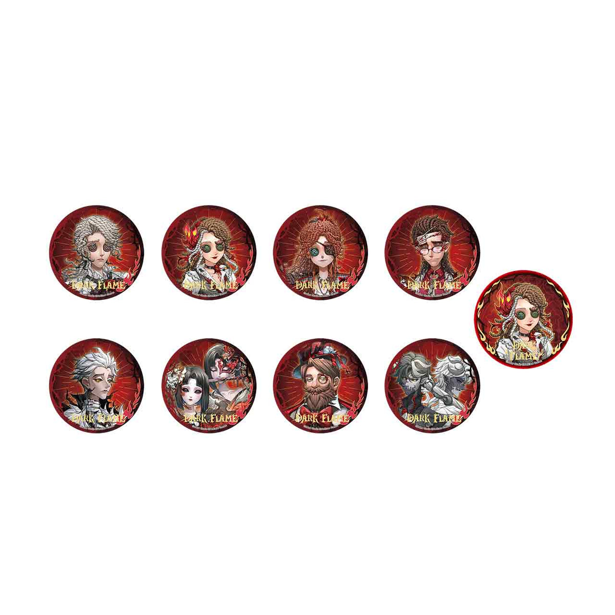 Identity V Dark Flame Series-Badge Blind Box Round Edition