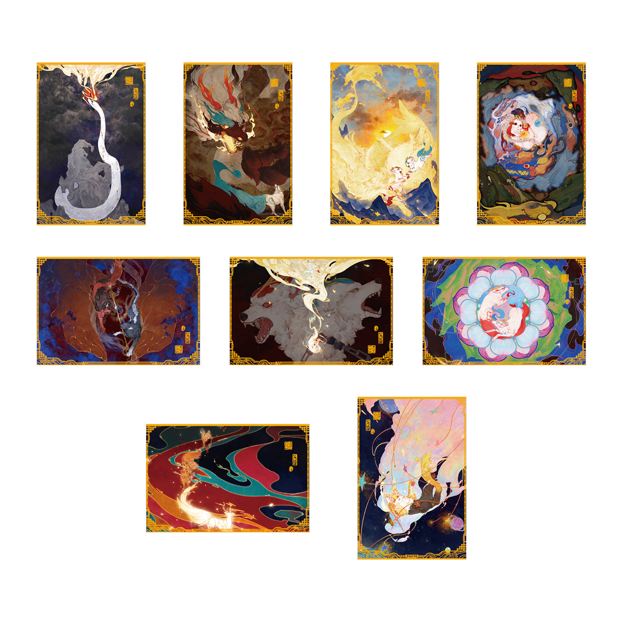 FABULOUS BEASTS - Ancient Shades Series 3 - Acrylic Clear Card Blind Box