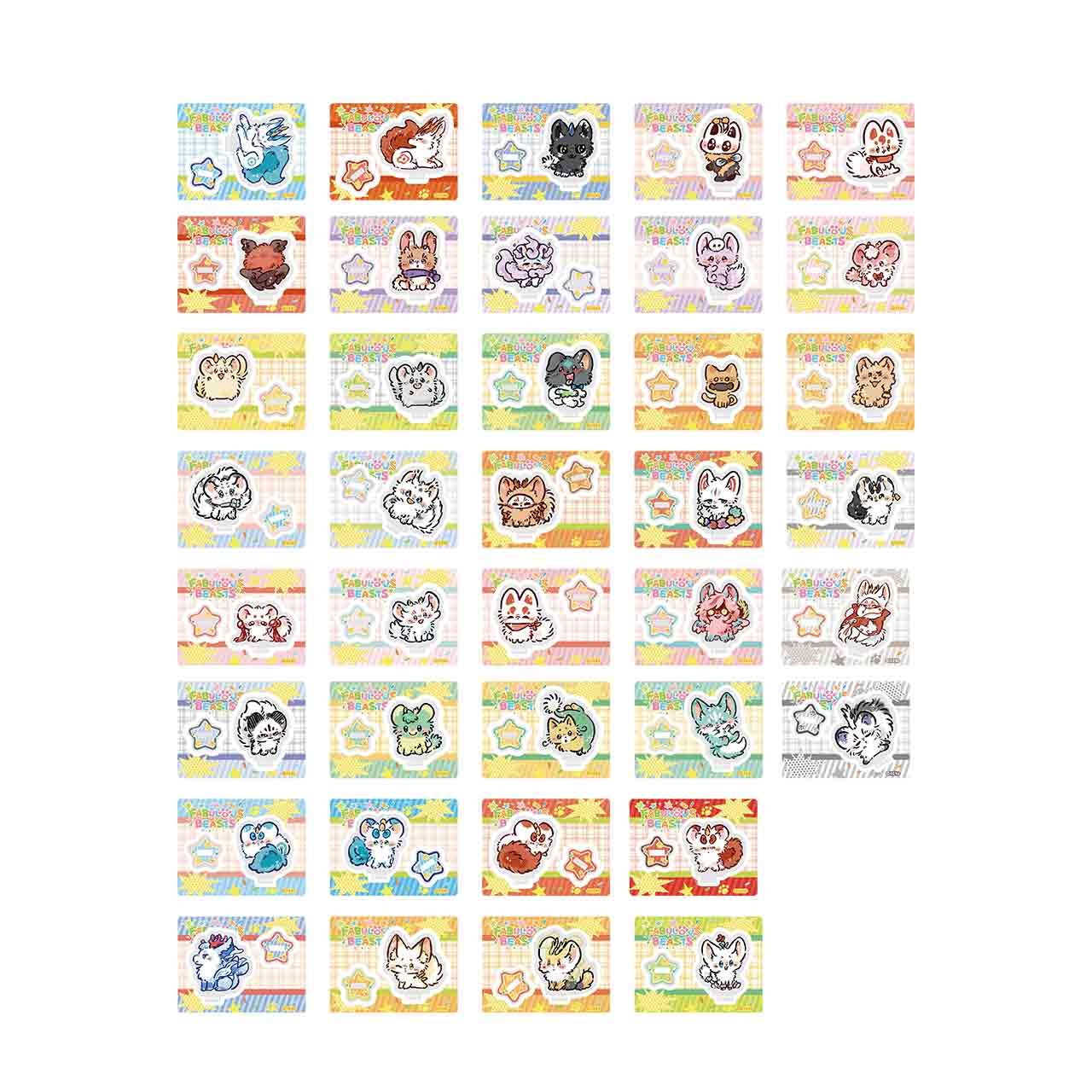 FABULOUS BEASTS-Popping Candy Series-Acrylic Stand Blind Box