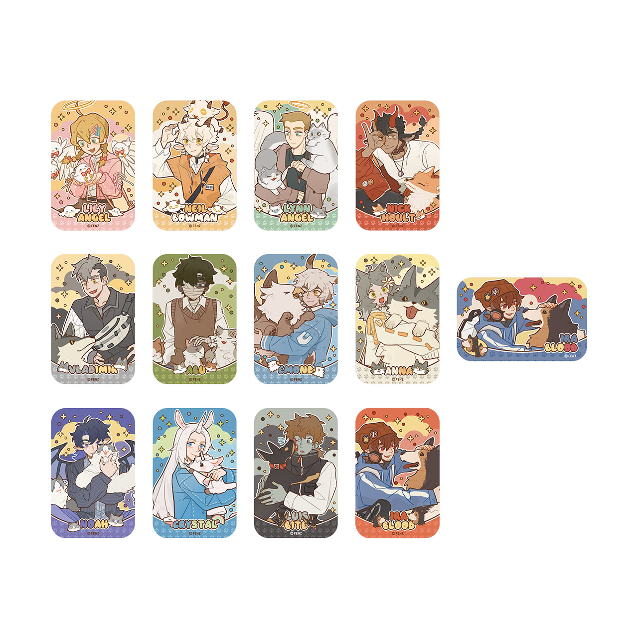 ALL SAINTS STREET - Cozy Buddies Series - Badge Blind Box