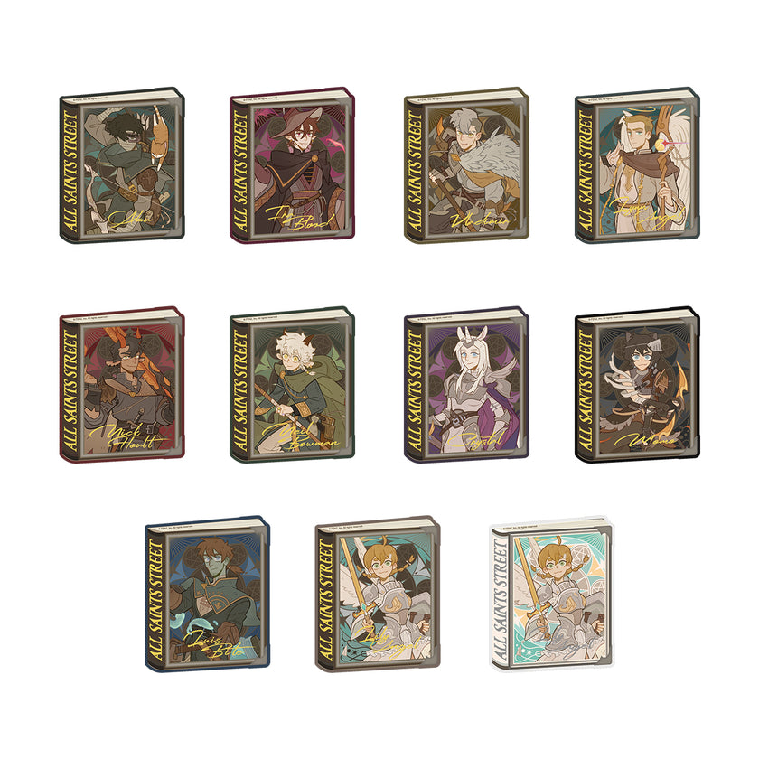 ALL SAINTS STREET Fantasy World Adventures-Acrylic Fridge Magnet Blind Box