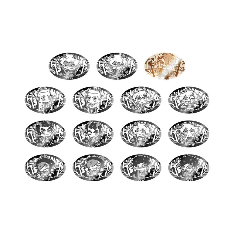 ALL SAINTS STREET Ancient Manor Secret Series Metal Badge Blind Box Q Edition