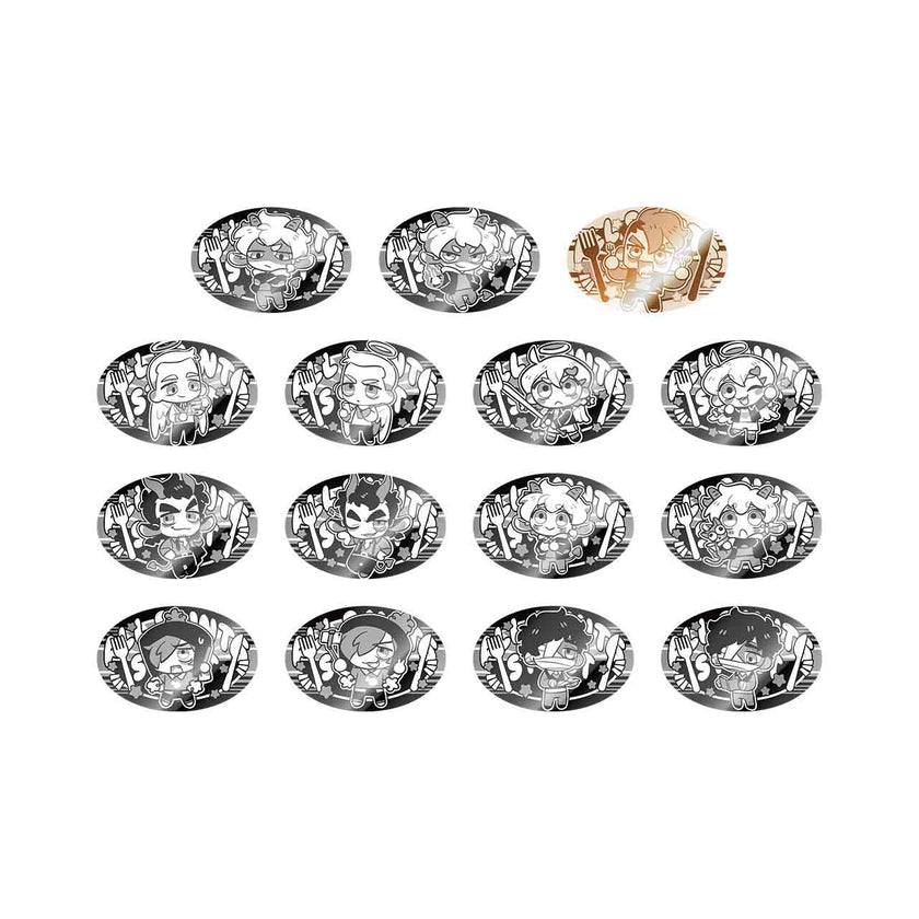 ALL SAINTS STREET Ancient Manor Secret Series Metal Badge Blind Box Q Edition