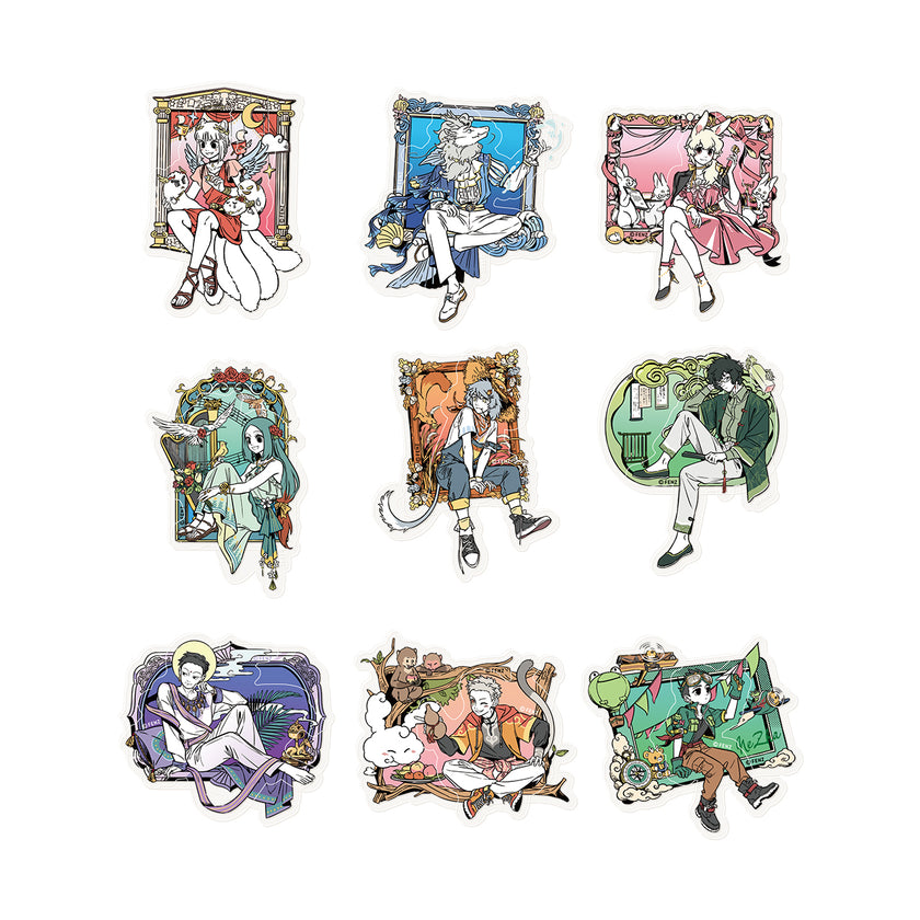 FEI REN ZAI 夢幻キャンバス アクリル製冷蔵庫マグネット ブラインドボックス