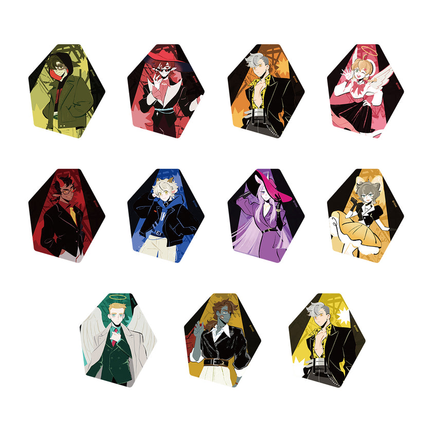 ALL SAINTS STREET-Trendy Fashion-Acrylic Fridge Magnet Blind Box