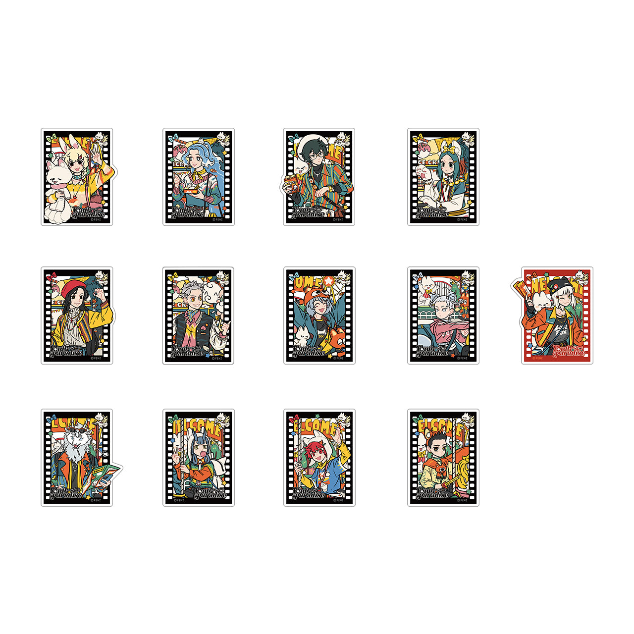 FEI REN ZAI Youth Paradise Acrylic Badge Blind Box – FEI REN ZAI