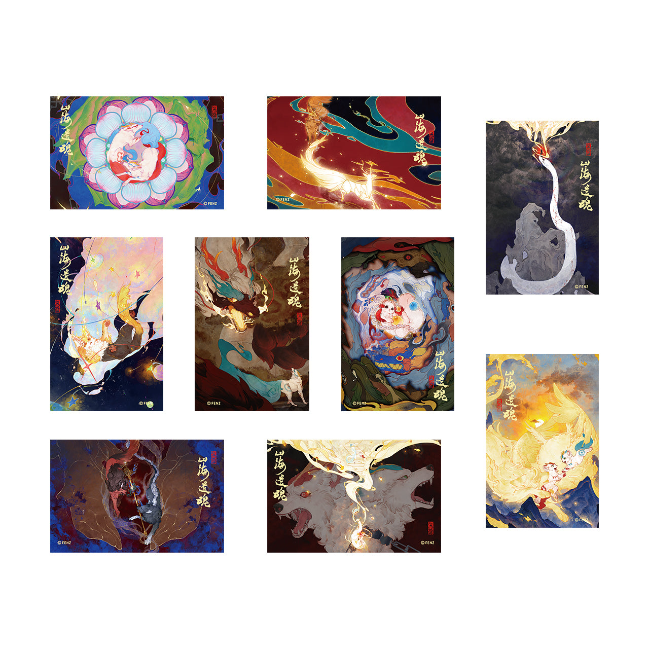 FABULOUS BEASTS - Ancient Shades Series 3 - Fridge Magnet Blind Box