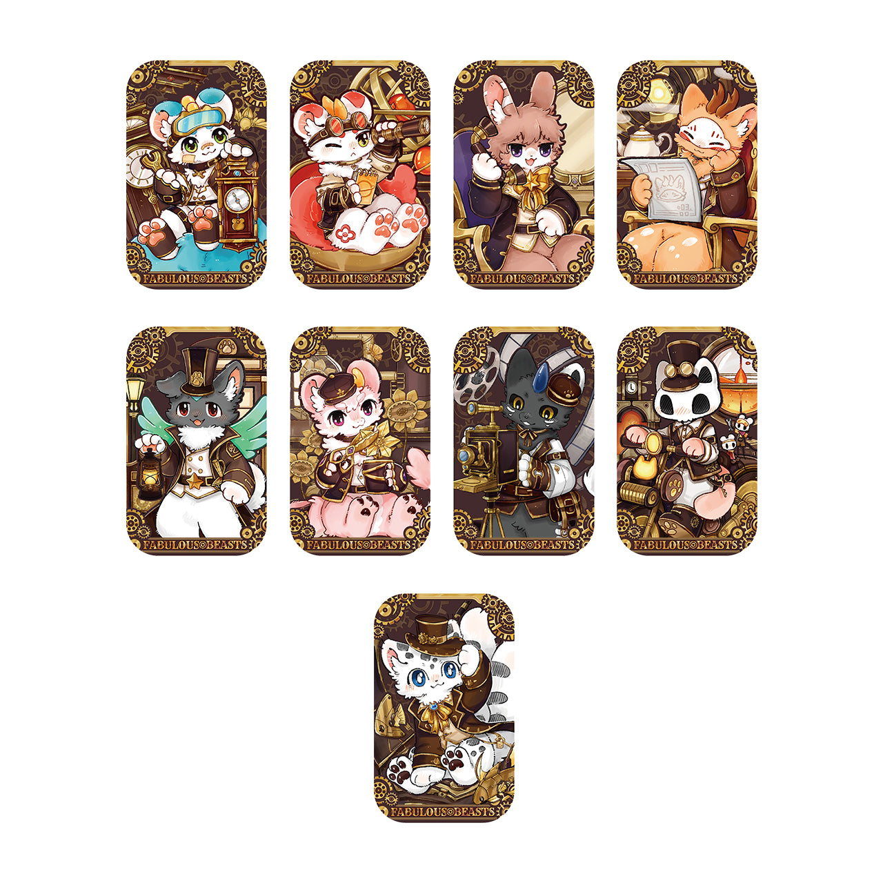 Fabulous Beasts Steam Age Badge Blind Box