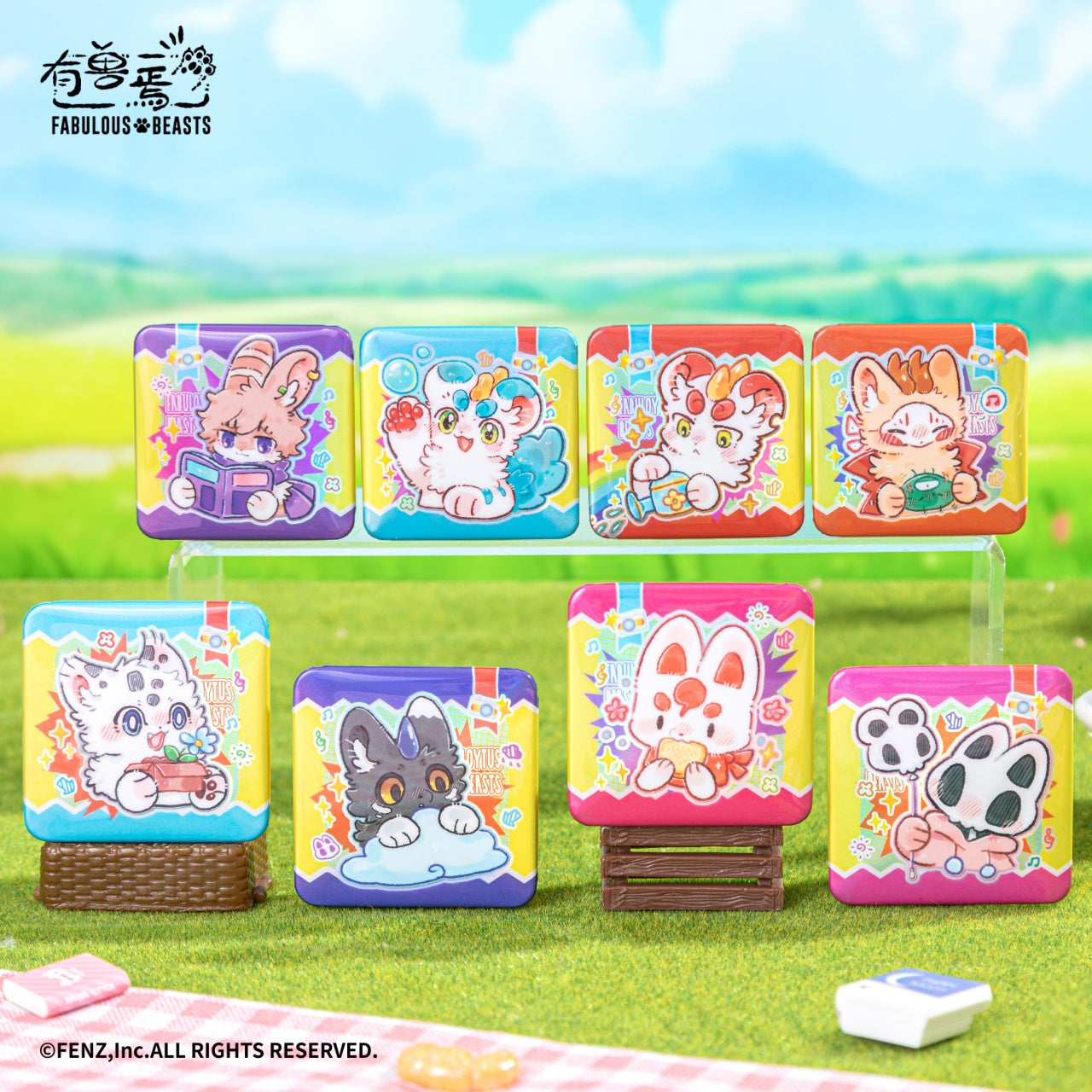 Fabulous Beasts 瑞獣シリーズ 缶バッジ ブラインドボックス 特典エディション