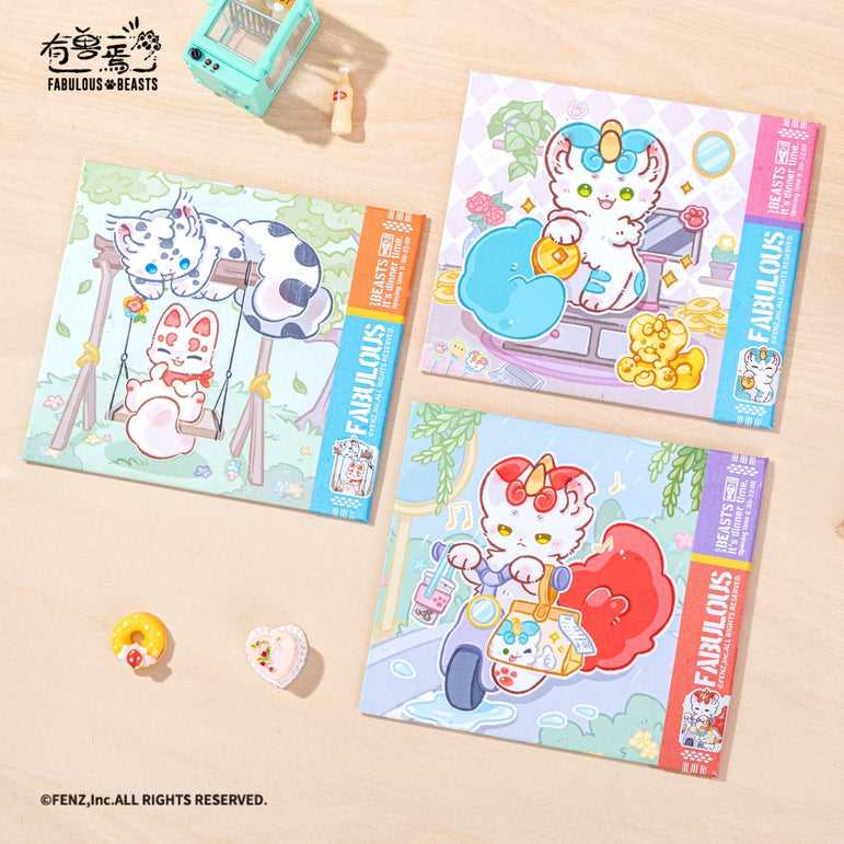 Fabulous Beasts 神話の生き物 ダイナー 色紙アートボード ブラインドボックス