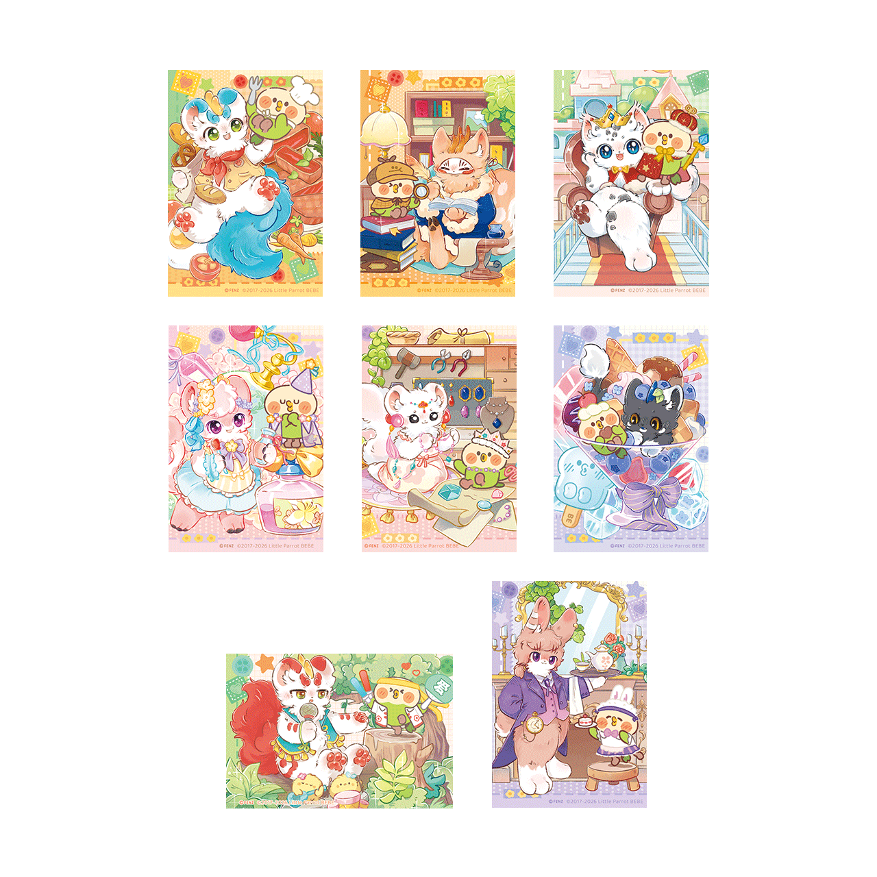 FABULOUS BEASTS × LITTLE PARROT BEBE - Fridge Magnet Blind Box
