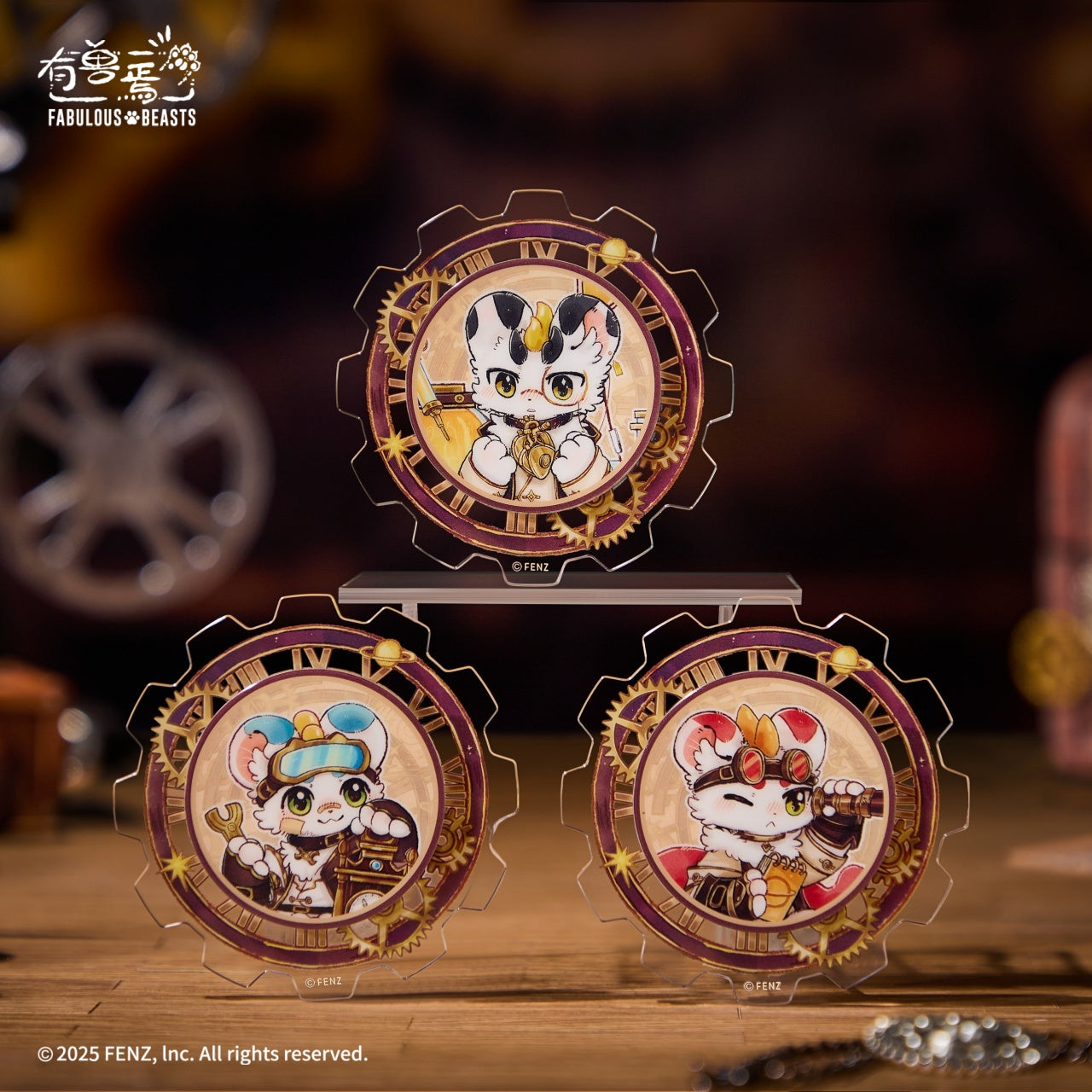 Fabulous Beasts Steam Age Acrylic Fridge Magnet Blind Box