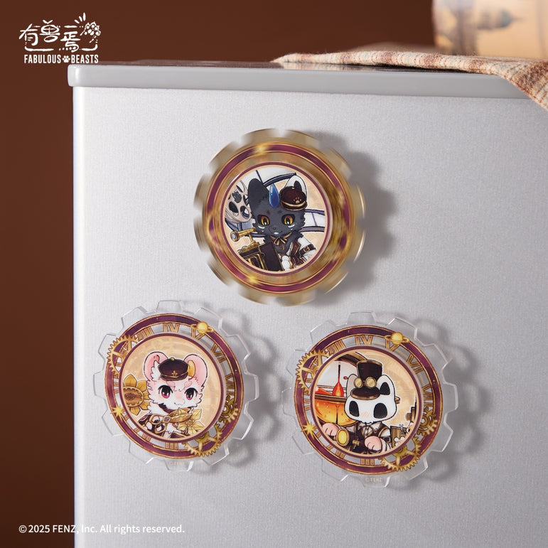 Fabulous Beasts Steam Age Acrylic Fridge Magnet Blind Box
