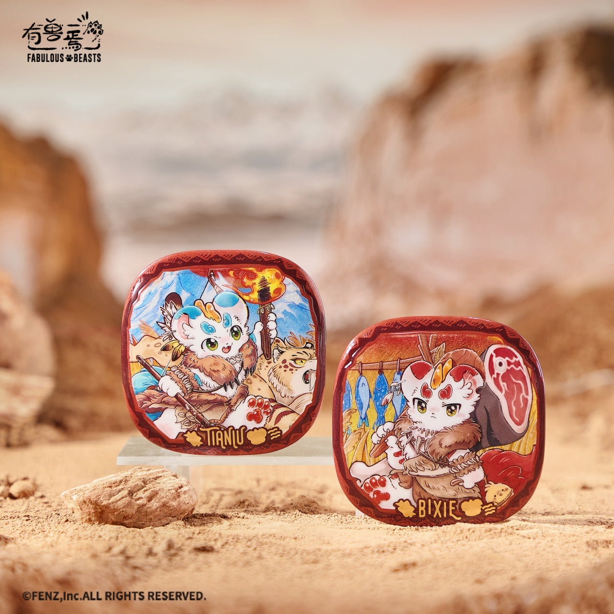 FABULOUS BEASTS Primeval Era Series Badge Blind Box
