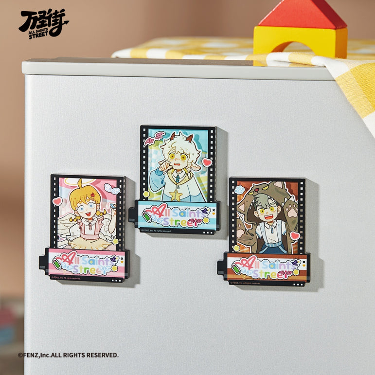 ALL SAINTS STREET 幼稚園シリーズ アクリル製冷蔵庫マグネット ブラインドボックス