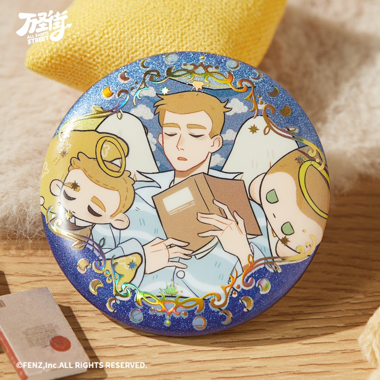 ALL SAINTS STREET-Good Night-Badge Blind Box