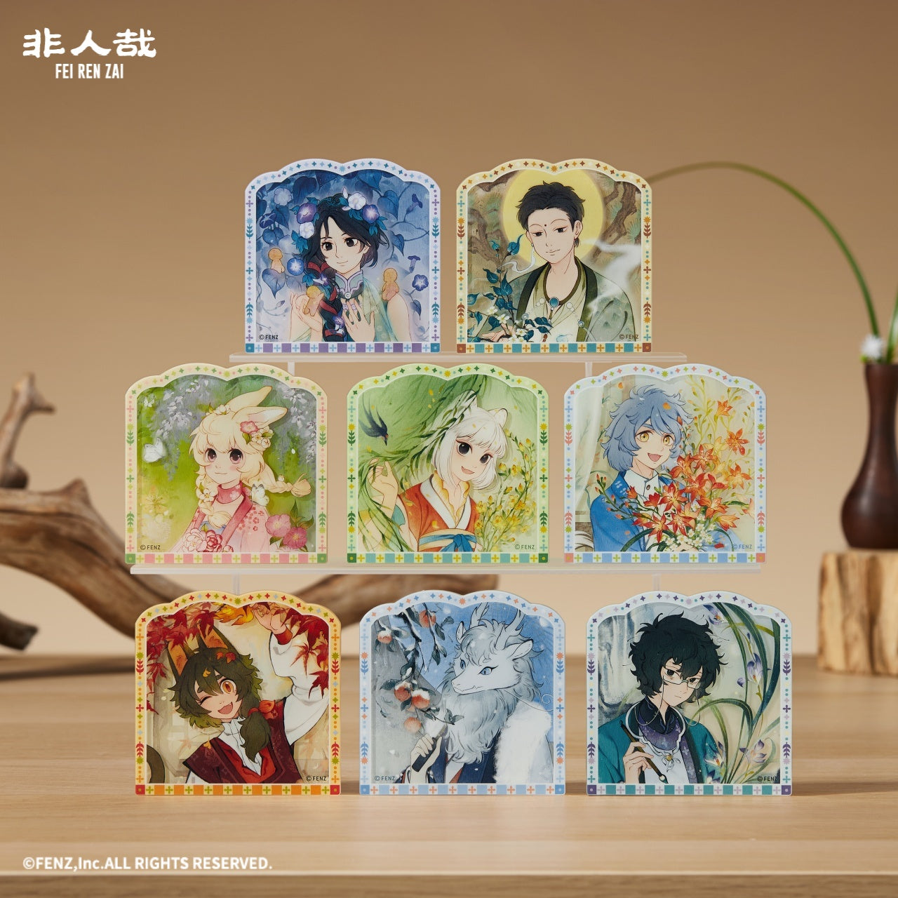 FEI REN ZAI-Nature and Time-Acrylic Fridge Magnet Blind Box