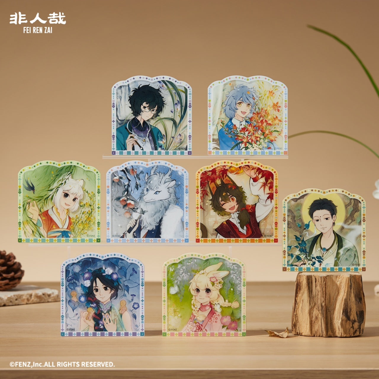 FEI REN ZAI-Nature and Time-Acrylic Fridge Magnet Blind Box