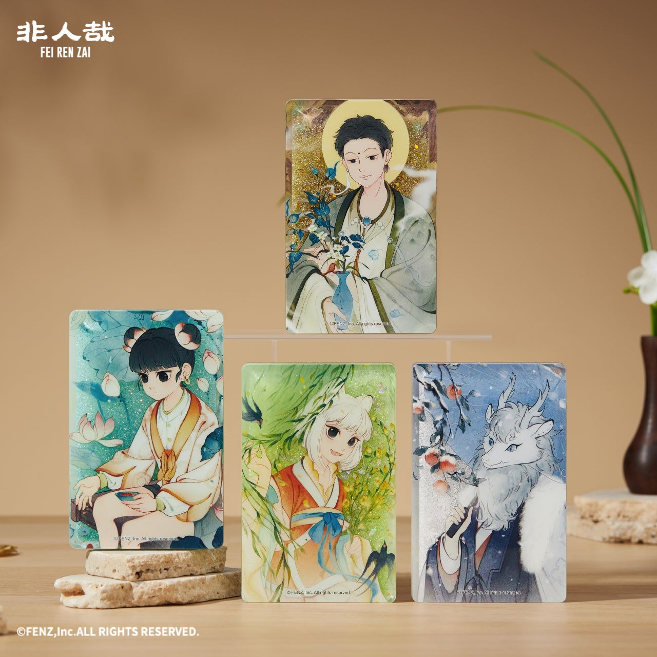 FEI REN ZAI-Nature and Time-Liquid-Filled Acrylic Brick Blind Box