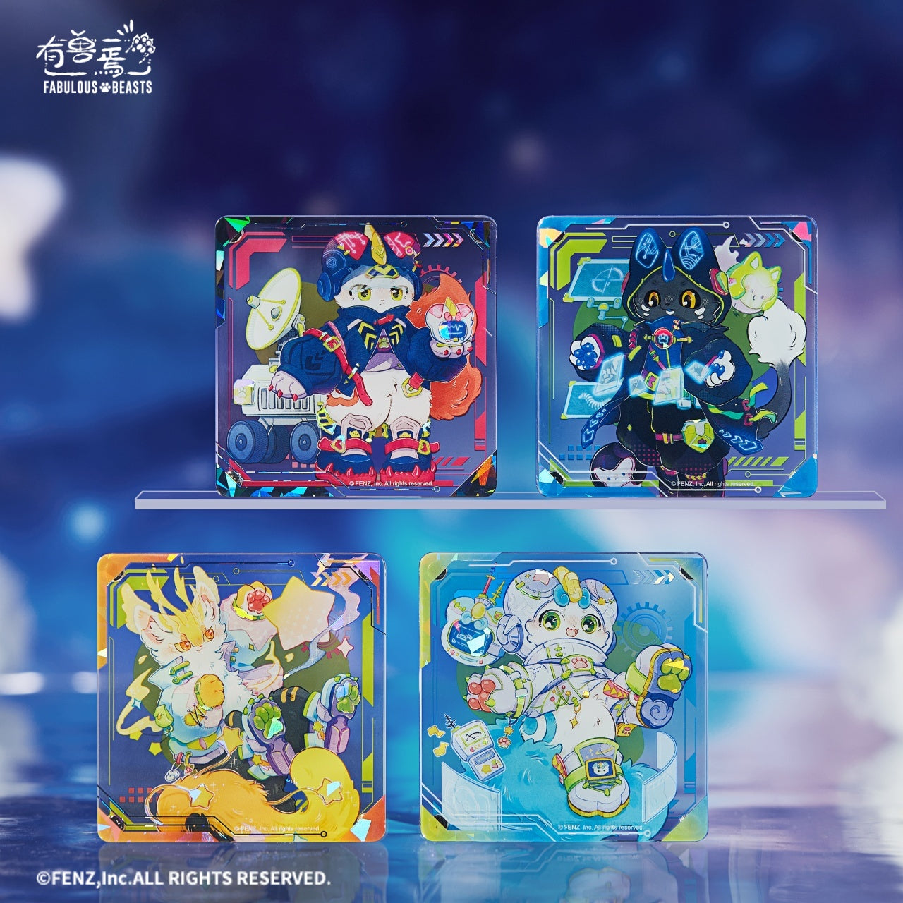 FABULOUS BEASTS-Stellar Drift-Acrylic Fridge Magnet Blind Box
