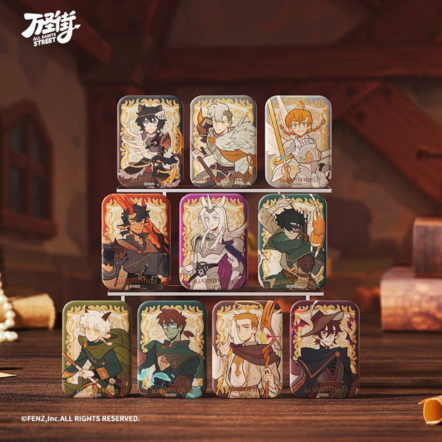 ALL SAINTS STREET Fantasy World Adventures Badge Blind Box