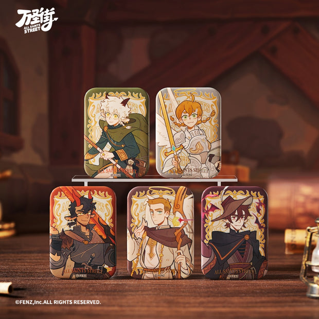 ALL SAINTS STREET Fantasy World Adventures Badge Blind Box