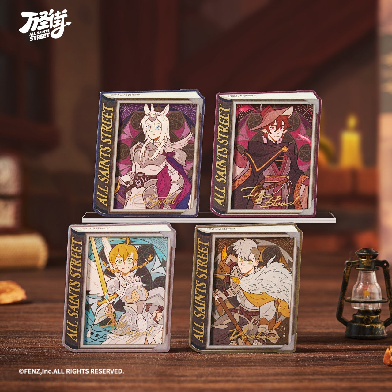 ALL SAINTS STREET Fantasy World Adventures-Acrylic Fridge Magnet Blind Box