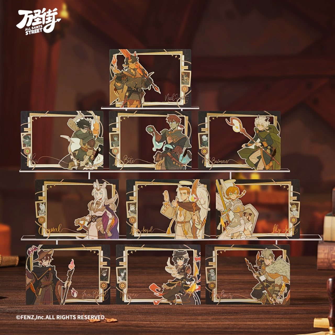 ALL SAINTS STREET Fantasy World Adventures - Clear Card Blind Box