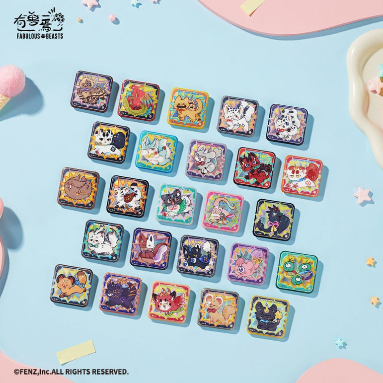 FABULOUS BEASTS-Eight Treasure Candy-Badge Blind Box